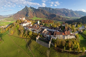 Hilltop Prints: Gruyere, Fribourg Canton, Switzerland