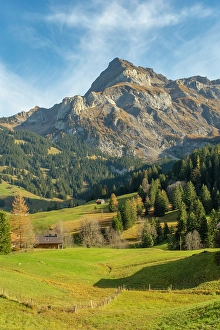 Gsteig bei Gstaad & Spitzhorn, Berner Oberland, Switzerland
