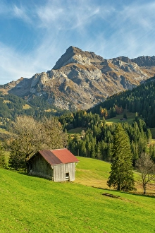 Gsteig Bei Gstaad Prints: Gsteig bei Gstaad & Spitzhorn, Berner Oberland, Switzerland
