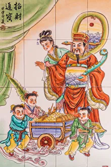 Ceramic Prints: Guan di temple, in Kuala Lumpur, Malaysia