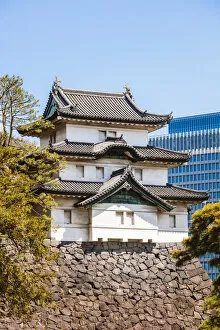 Images Dated 31st October 2018: Guard tower, imperial palace, Tokyo, Japan