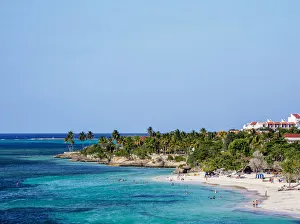 Guardalavaca Beach, elevated view, Holguin Province, Cuba