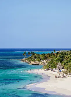 Guardalavaca Beach, elevated view, Holguin Province, Cuba