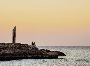 Guardalavaca Coast at sunset, Holguin Province, Cuba