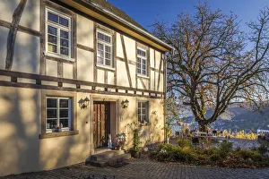 Oberwesel Prints: Gunderodehaus above Oberwesel, Middle Rhine Valley, Rhineland-Palatinate, Germany