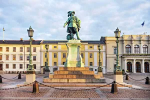 Gothenburg Prints: The Gustavus Adolphus Square (Gustav Adolfs Torg), Gothenburg, Sweden