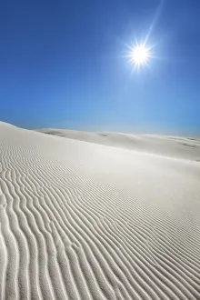 Gypsum desert White Sands - USA, New Mexico, Otero, White Sands - Chihuahua Desert