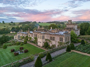 Derby Prints: Haddon Hall, Bakewell, Derby, England, UK
