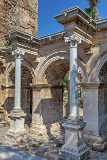 Antalya Prints: Hadrian's Gate, 130, Antalya, Antalya province, Turkey