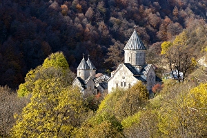 Armenia Prints: Haghartsin Monastery in the autumn, Tavush Province, Armenia