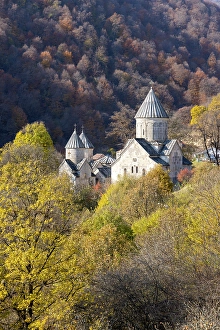 Armenia Prints: Haghartsin Monastery in the autumn, Tavush Province, Armenia