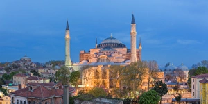 Byzantine Prints: Hagia Sophia (5th century), Istanbul, Turkey