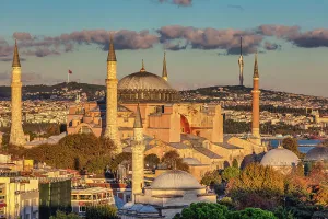 View From Above Prints: Hagia Sophia, Ayasofya, Istanbul, Turkey