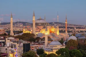 View From Above Prints: Hagia Sophia, Ayasofya, Istanbul, Turkey