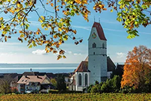 Bodensee Prints: Hagnau am Bodensee, Lake Constance, Upper Swabia, Baden-Wurttemberg, Germany