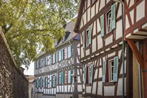 Oberursel Prints: Half-timbered houses in the old town of Oberursel, Taunus, Hesse, Germany