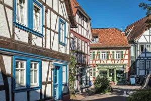 Half Timbered Houses Gallery: Half-timbered houses in the Rathausstrasse in the old town of Bad Homburg vor der Hohe, Taunus