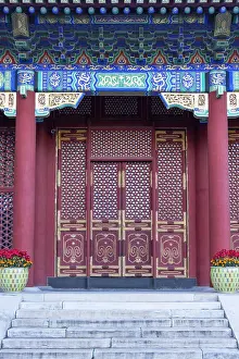 Qing Dynasty Prints: Hall of Benevolence and Longevity at Summer Palace (UNESCO World Heritage Site)