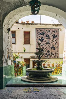 Naples Gallery: Hall of a Ceramics store in Vietri Sul Mare, Amalfi Coast, Campania, Italy