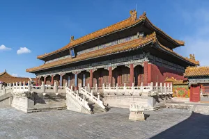 15th Century Prints: Hall of Imperial Supremacy in the Forbidden City. Beijing, Peoples Republic of China