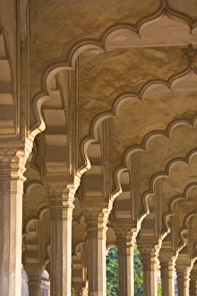 Moghul Prints: Hall of Public Audiences, Agra Fort, Agra, Uttar Pradesh, India