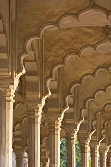 Agra Fort Gallery: Hall of Public Audiences, Agra Fort, Agra, Uttar Pradesh, India