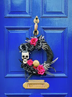 Wreath Prints: Halloween Wreath, Kinsale, County Cork, Ireland