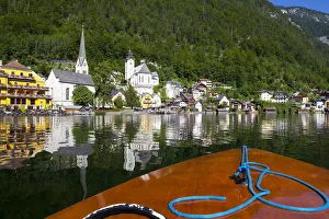 Hallstatt, Hallstattersee, Oberosterreich, Upper Austria, Austria