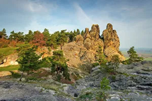 Hamburger Wappen - Devil's Wall in the Harz Mountains, Timmenrode, Bode Valley, Germany, Europe