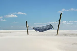 Amrum Prints: hammock at Kniepsand, Amrum island