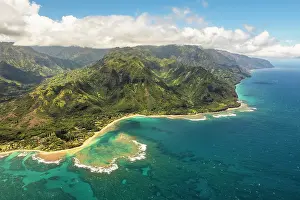 Kauai Prints: Hanalei, Kauai, Hawaii, USA, North America