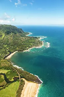 Kauai Prints: Hanalei, Kauai, Hawaii, USA, North America