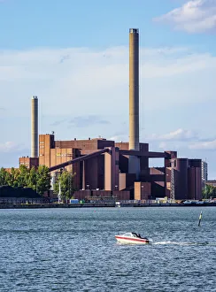 Uusimaa County Prints: Hanasaari Power Plant, Helsinki, Uusimaa County, Finland