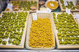 Modena Prints: Handmade pasta, Mercato Albinelli, Modena, Emilia-Romagna, Italy