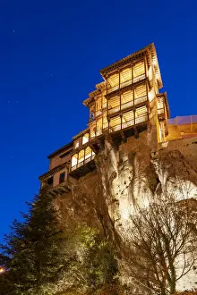The Hanging Houses (Casas Colgadas) dating back to the 15th century, in the walled