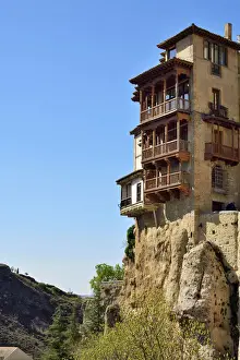 The Hanging Houses (Casas Colgadas) dating back to the 15th century, in the walled