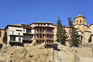 The Hanging Houses (Casas Colgadas) dating back to the 15th century, in the walled