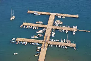 Harbor marina, Cefalu, Sicily, Italy, Europe