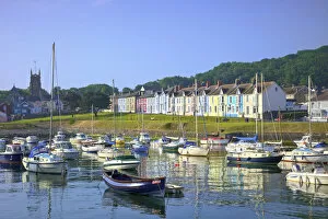 Images Dated 24th July 2018: The Harbour at Aberaeron, Cardigan Bay, Wales, United Kingdom, Europe