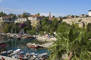 Antalya Prints: Harbour of Antalya, Turquoise Coast, Turkey