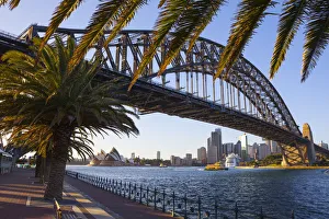 Nautical Theme Prints: Harbour Bridge, Darling Harbour, Sydney, New South Wales, Australia