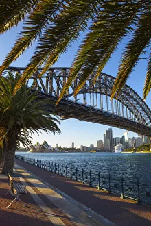 Tasman Sea Prints: Harbour Bridge, Darling Harbour, Sydney, New South Wales, Australia