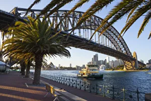 Nautical Theme Prints: Harbour Bridge, Darling Harbour, Sydney, New South Wales, Australia