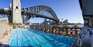 Opera House Prints: Harbour Bridge, Darling Harbour, Sydney, New South Wales, Australia
