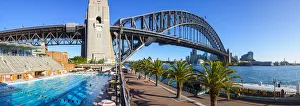 Opera House Prints: Harbour Bridge, Darling Harbour, Sydney, New South Wales, Australia