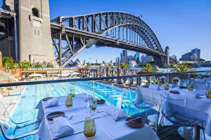 Opera House Prints: Harbour Bridge, Darling Harbour, Sydney, New South Wales, Australia