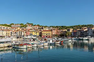 Promenades Prints: The Harbour at Cassis, Cassis, Provence-Alpes-Cote d'Azur, France
