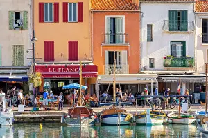 The Harbour at Cassis, Cassis, Provence-Alpes-Cote d'Azur, France