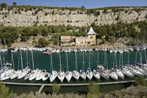 Harbour in Cassis, Provence Alpes Cote d'Azur, Provence, France, Europe