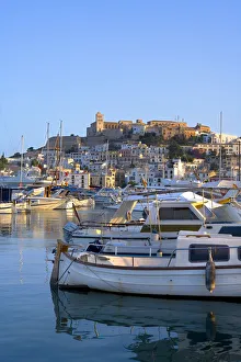 Harbour, Dalt Vila, Eivissa, Ibiza, the Balearic Islands, Spain